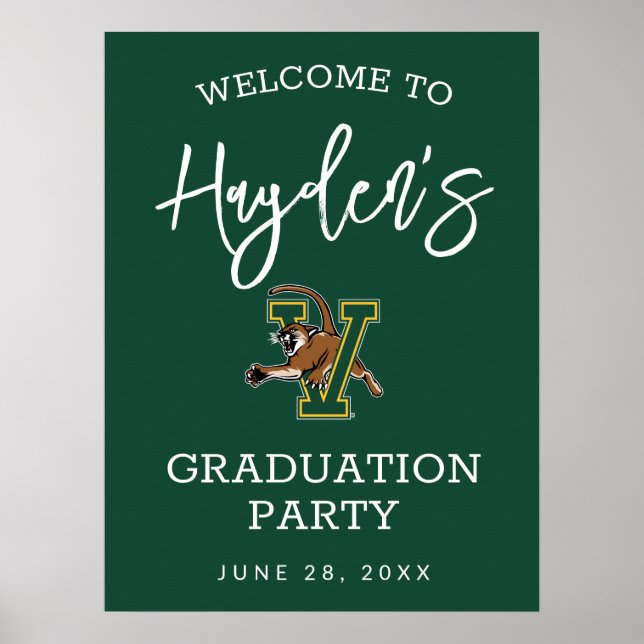 University of Vermont Catamount V Graduation Poster (Front)
