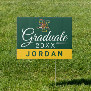 University of Vermont Catamount V Graduation Sign