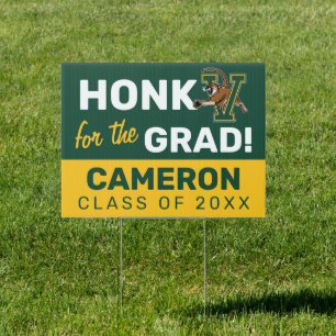 University of Vermont Catamount V Graduation Sign