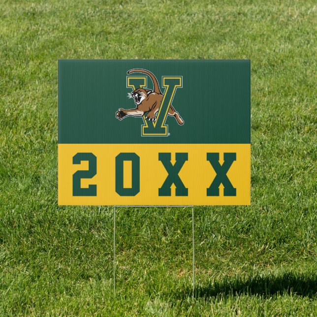 University of Vermont Catamount V Graduation Sign (Insitu)