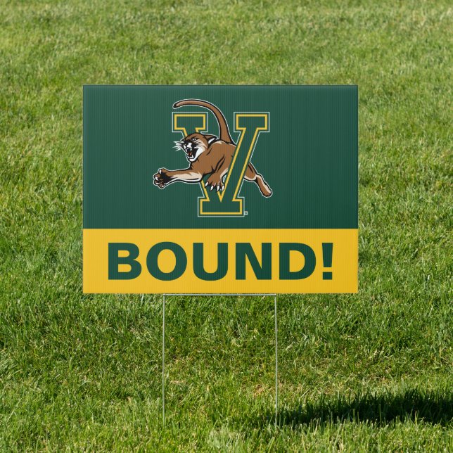 University of Vermont Catamount V Graduation Sign (Insitu)
