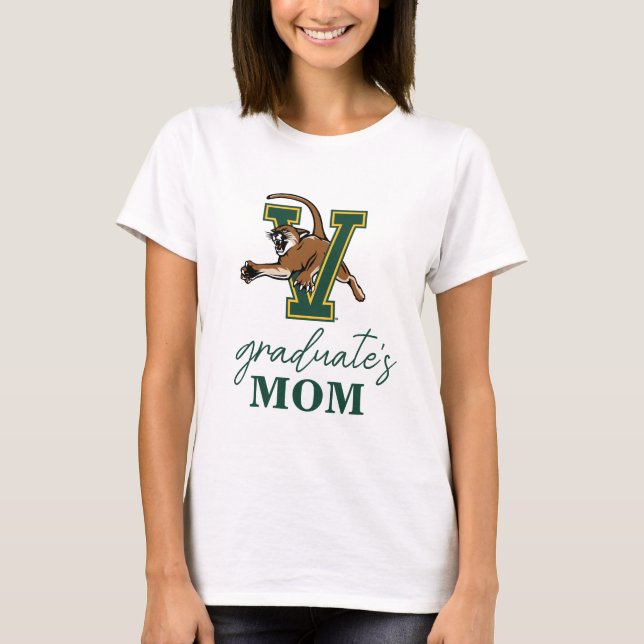 University of Vermont Catamount V Graduation T-Shirt (Front)