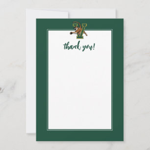 University of Vermont Catamount V Graduation Thank You Card