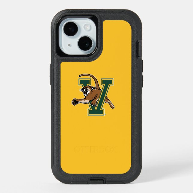 University of Vermont Catamount V iPhone 15 Case (Back)