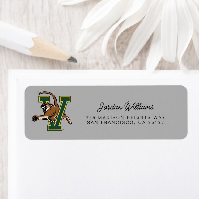 University of Vermont Catamount V Label (Insitu)