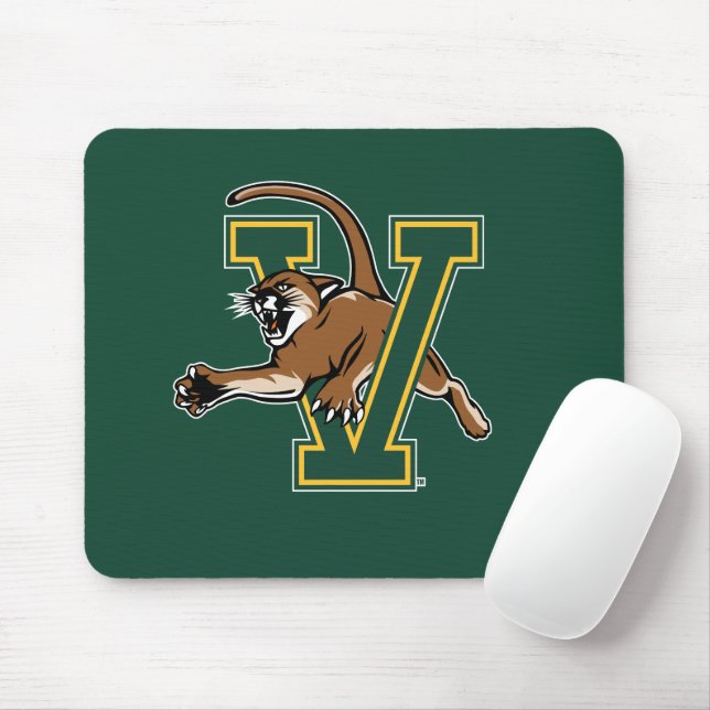 University of Vermont Catamount V Mouse Pad (With Mouse)