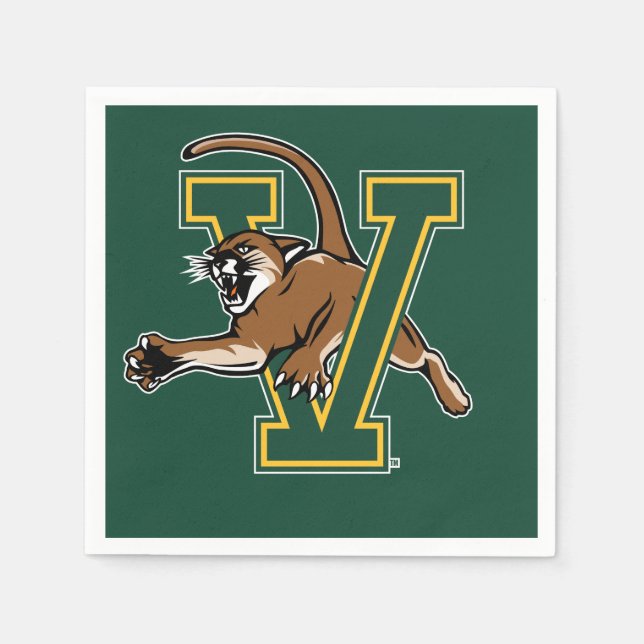 University of Vermont Catamount V Napkins (Front)