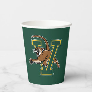 University of Vermont Catamount V Paper Cups