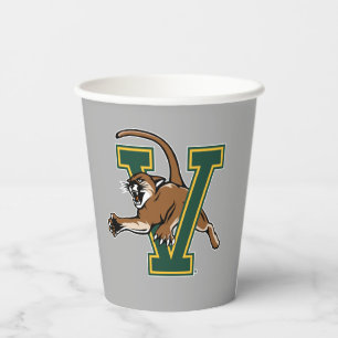 University of Vermont Catamount V Paper Cups