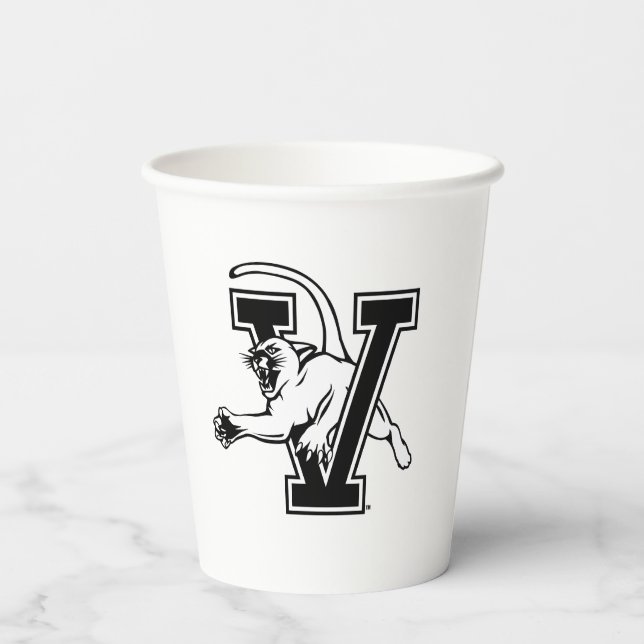 University of Vermont Catamount V Paper Cups (Back)