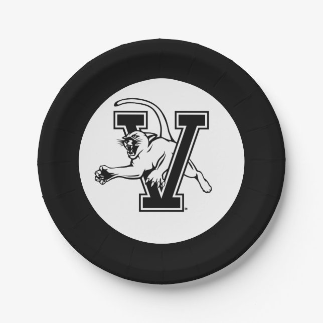 University of Vermont Catamount V Paper Plates (Front)
