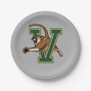 University of Vermont Catamount V Paper Plates