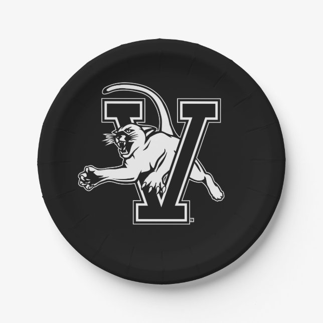 University of Vermont Catamount V Paper Plates (Front)