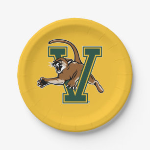 University of Vermont Catamount V Paper Plates