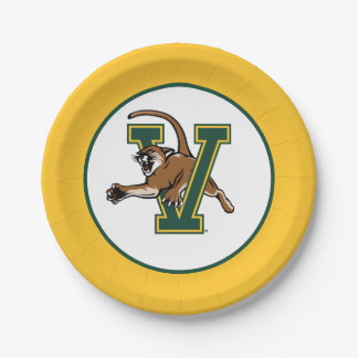 University of Vermont Catamount V Paper Plates
