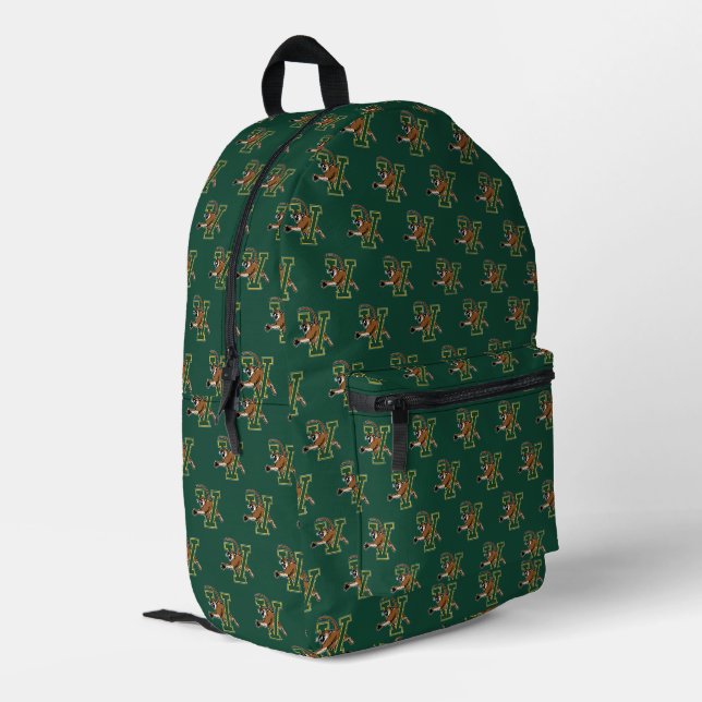 University of Vermont Catamount V Printed Backpack (Back Corner Left)