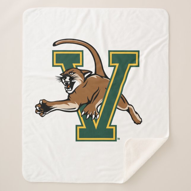 University of Vermont Catamount V Sherpa Blanket (Front)