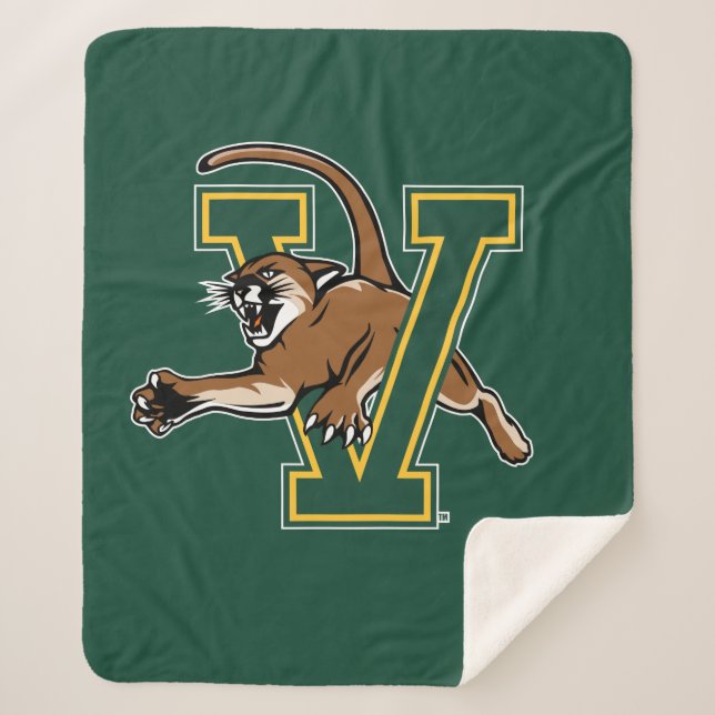 University of Vermont Catamount V Sherpa Blanket (Front)