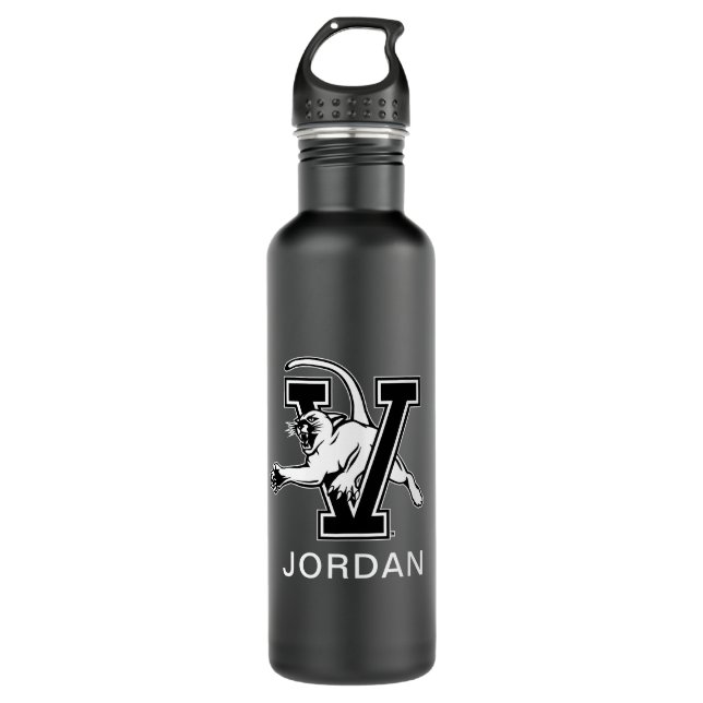 University of Vermont Catamount V Stainless Steel Water Bottle (Front)