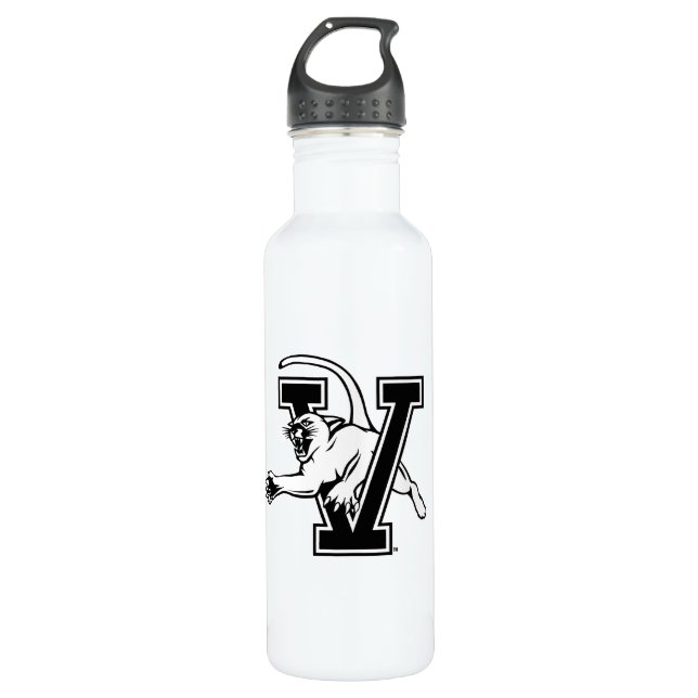 University of Vermont Catamount V Stainless Steel Water Bottle (Front)
