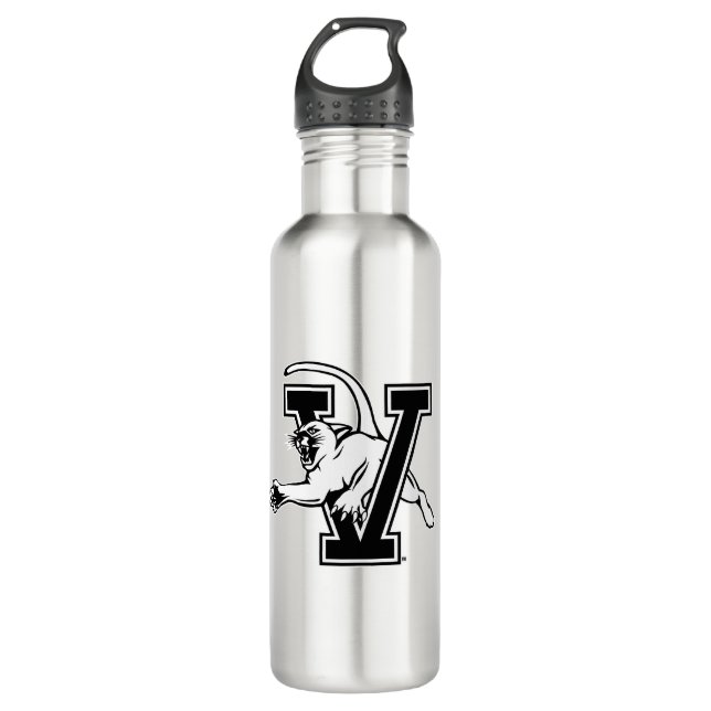 University of Vermont Catamount V Stainless Steel Water Bottle (Front)