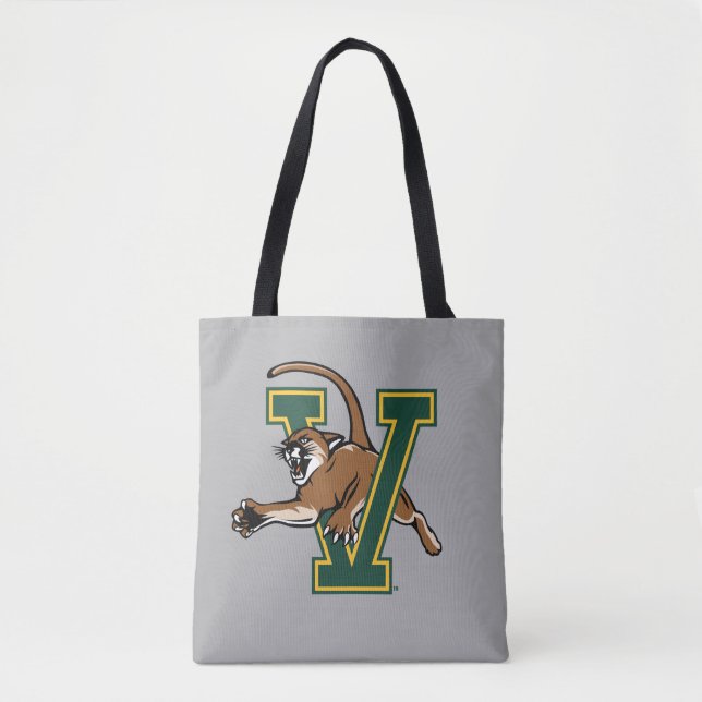 University of Vermont Catamount V Tote Bag (Front)