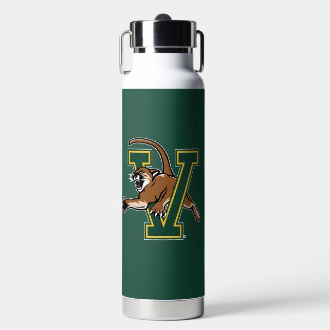 University of Vermont Catamount V Water Bottle (Front)