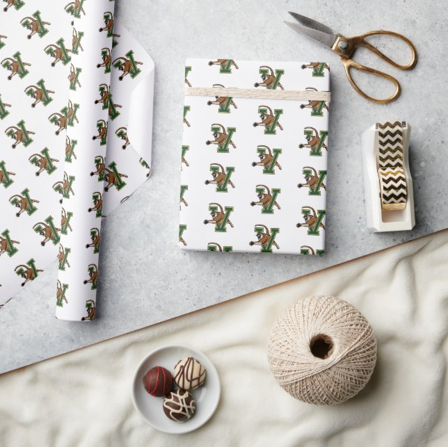 University of Vermont Catamount V Wrapping Paper (Crafts)