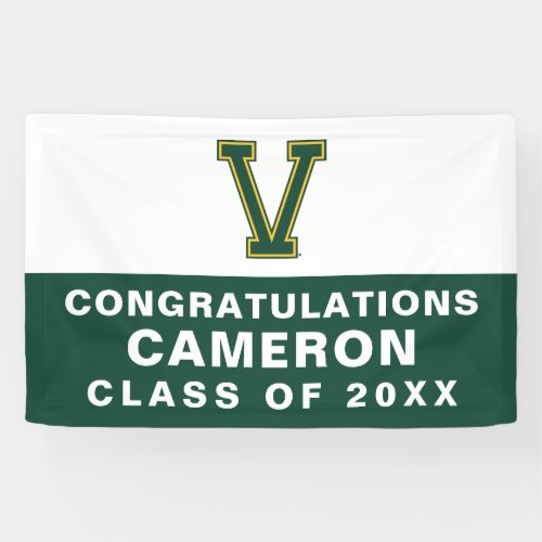 University of Vermont V Banner