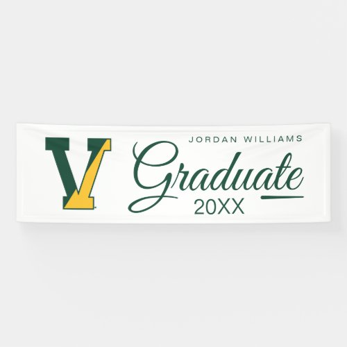 University of Vermont  V Banner