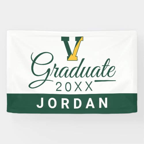 University of Vermont  V Banner