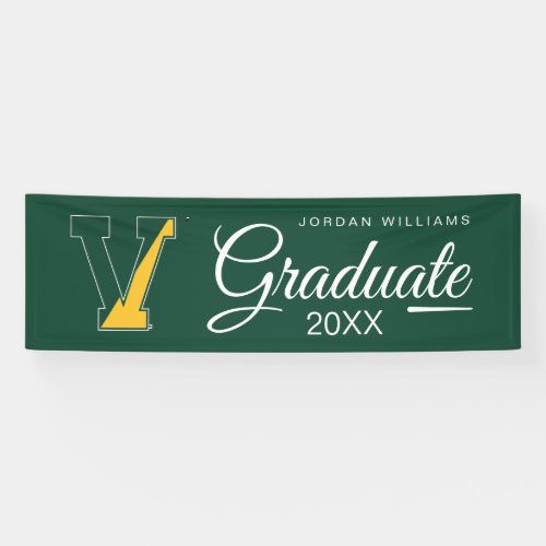 University of Vermont  V Banner