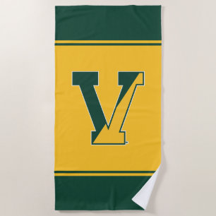University of Vermont   V Beach Towel