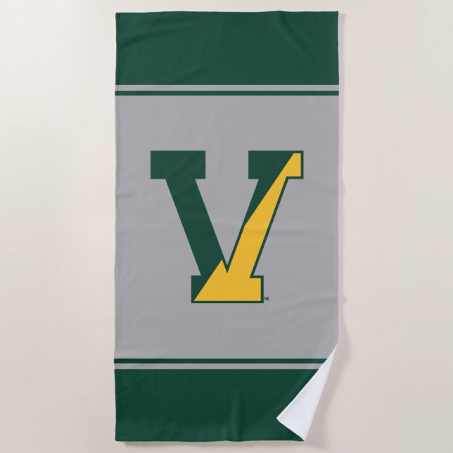 University of Vermont | V Beach Towel (Front)