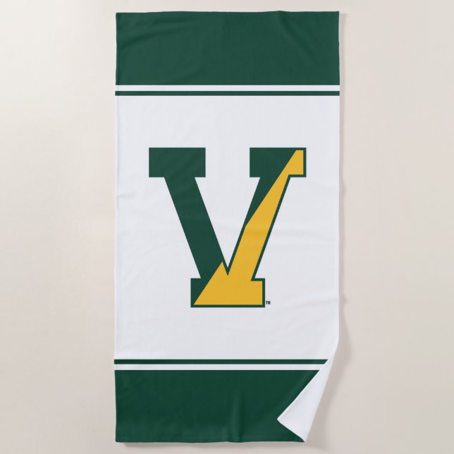 University of Vermont | V Beach Towel (Front)