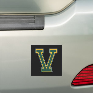 University of Vermont V Car Magnet
