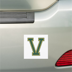 University of Vermont V Car Magnet