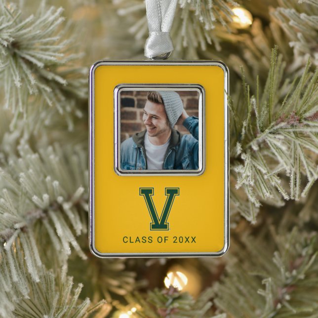 University of Vermont V Christmas Ornament (Tree)
