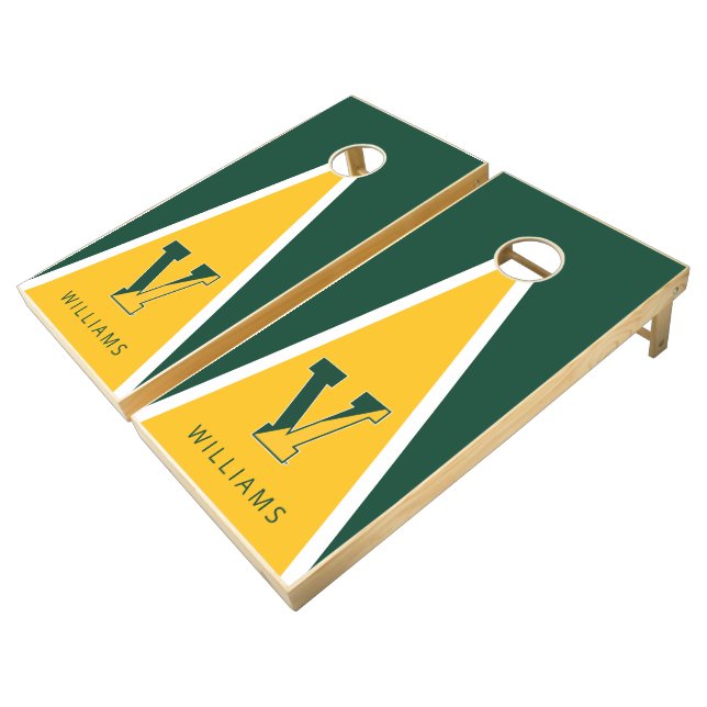 University of Vermont V Cornhole Set (Angled)