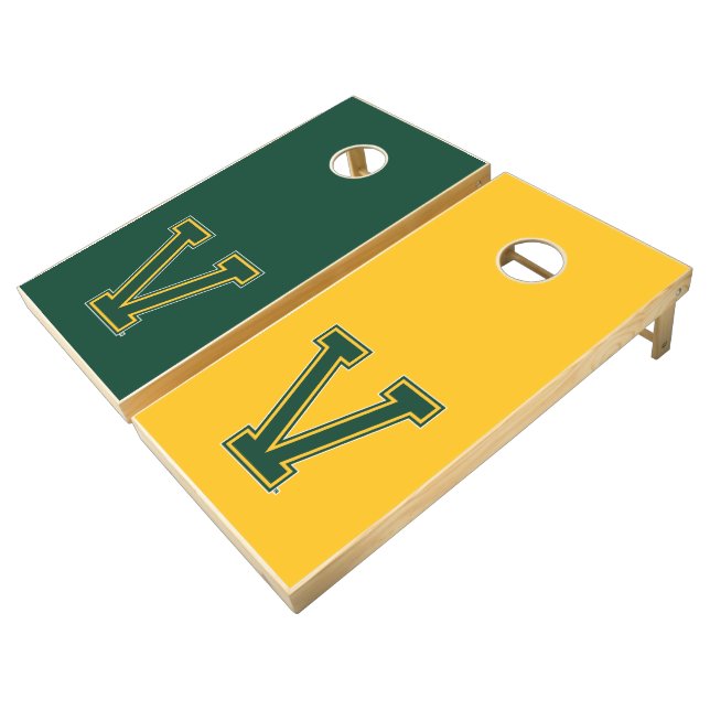 University of Vermont V Cornhole Set (Angled)