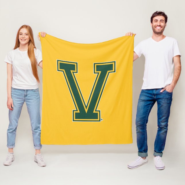 University of Vermont V Fleece Blanket (In Situ)