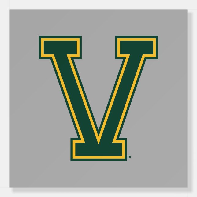 University of Vermont V Foam Board (Front)