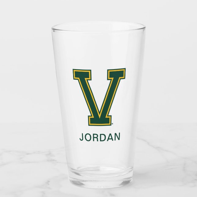 University of Vermont V Glass (Front)