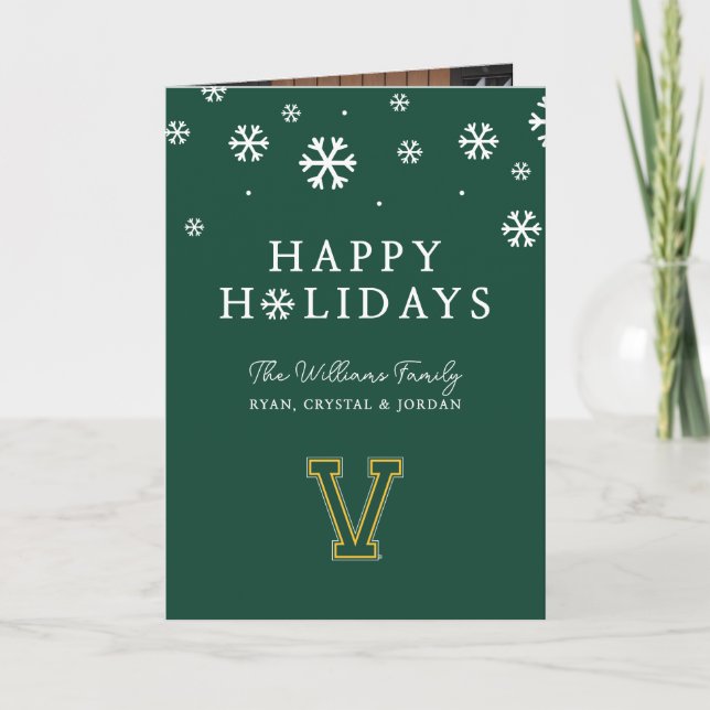 University of Vermont V Holiday Card (Front)