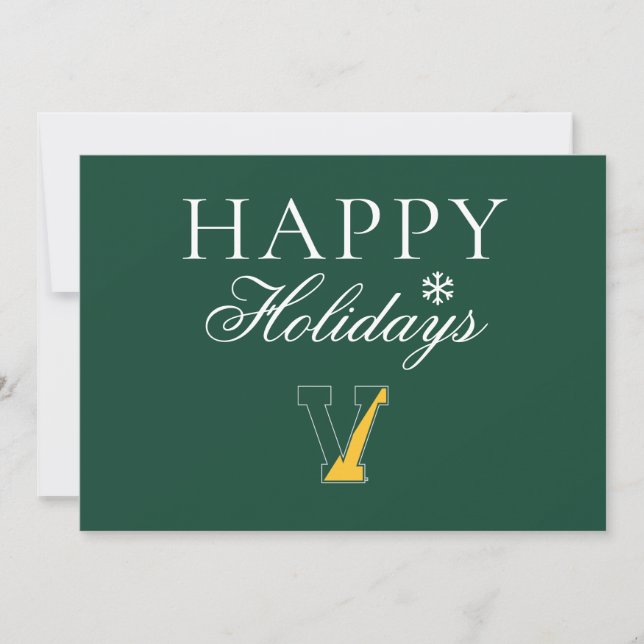 University of Vermont | V Holiday Card (Front)
