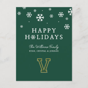 University of Vermont V Holiday Postcard