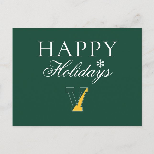 University of Vermont | V Holiday Postcard (Front)