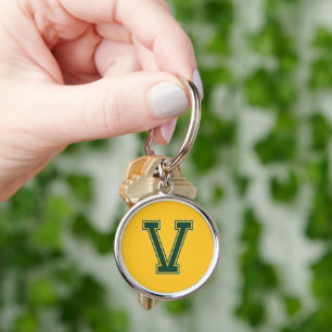 University of Vermont V Keychain