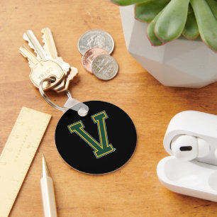 University of Vermont V Keychain