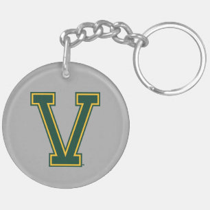 University of Vermont V Keychain